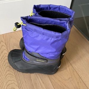 Columbia Winter boots size US1 - Purple- used one season